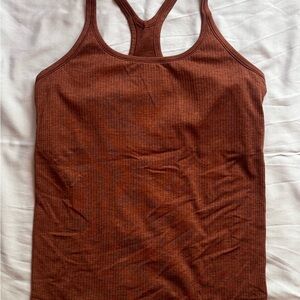 lululemon athletica Brown Tank Top